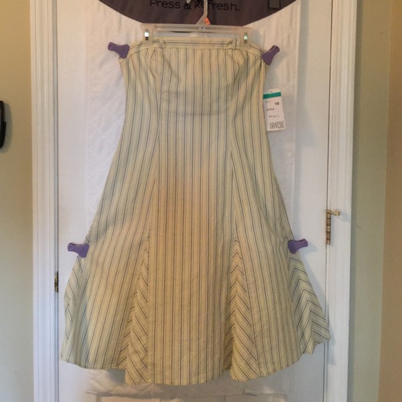 Strapless summer dress