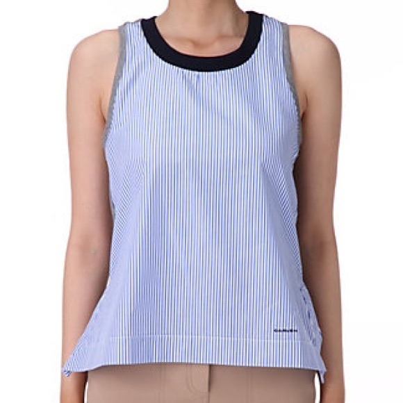 NWT!! Carven Stripe Front Tank