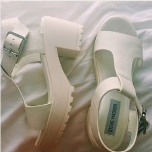 White Platform Sandals
