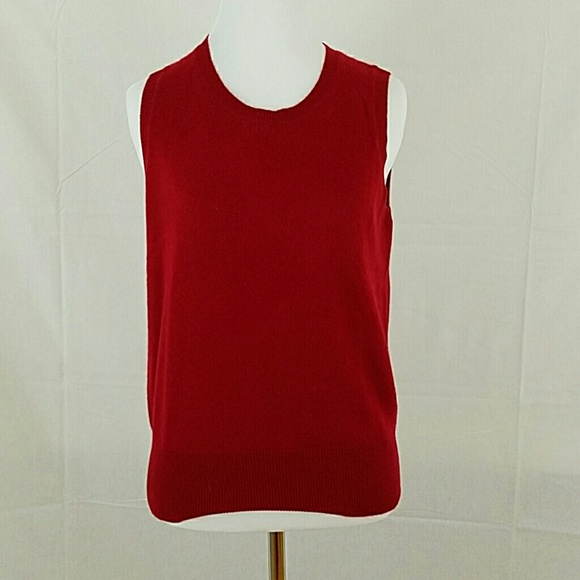 Pure cashmere tank