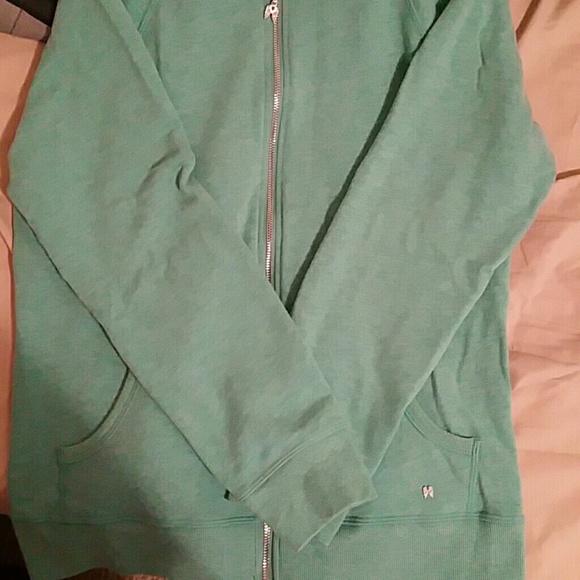 Hooded jacket mint green