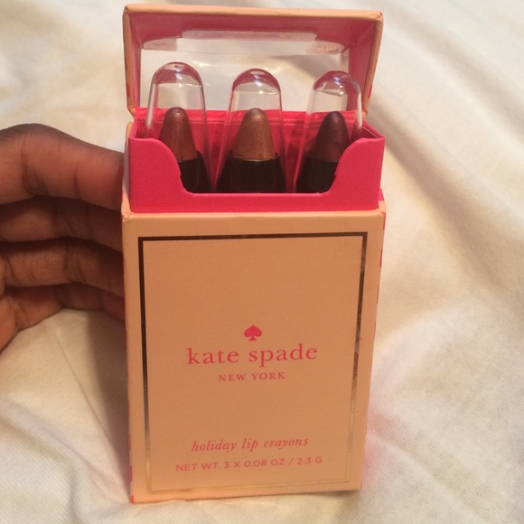 Authentic !! Kate Spade shimmer lip crayons. 3pk - Picture 2 of 4