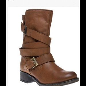 Steve Madden "Brewzzer" boot in tan, women's 5