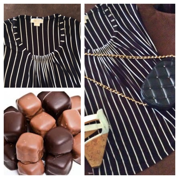 🎉SALE🎉 MICHAEL KORS Stripped Pinline Top