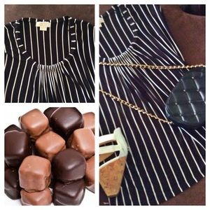 🎉SALE🎉 MICHAEL KORS Stripped Pinline Top