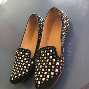 Studded J.Crew flats