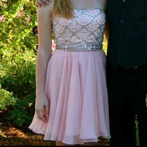 Sherri Hill, light pink, short dress (worn once)
