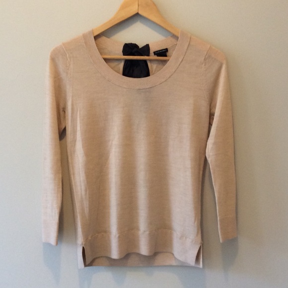 Blush 3/4 Sleeve Club Monaco Wool Sweater