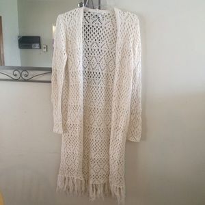 FOREVER 21 long summer cardigan women's M medium