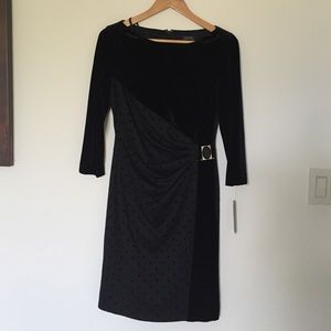 Elegant cocktail black dress.