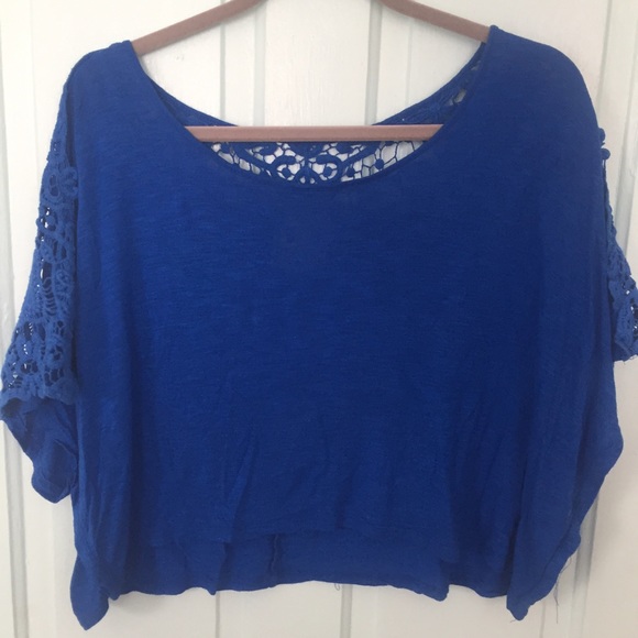 Blue Crop top - Picture 1 of 3