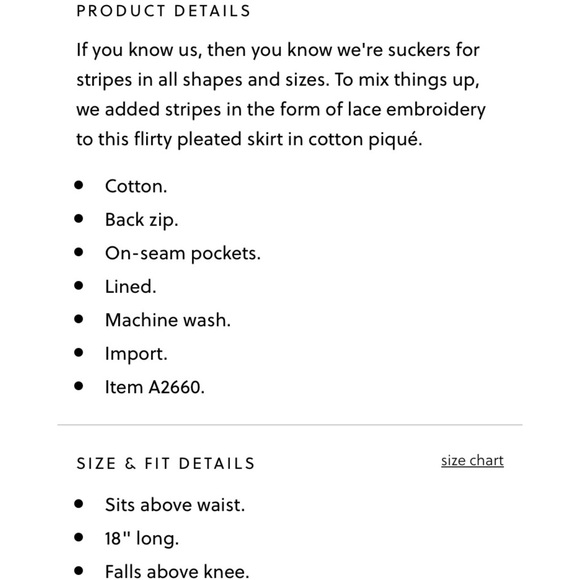 NWOT JCrew Skirt with Lace Panels - Picture 3 of 4