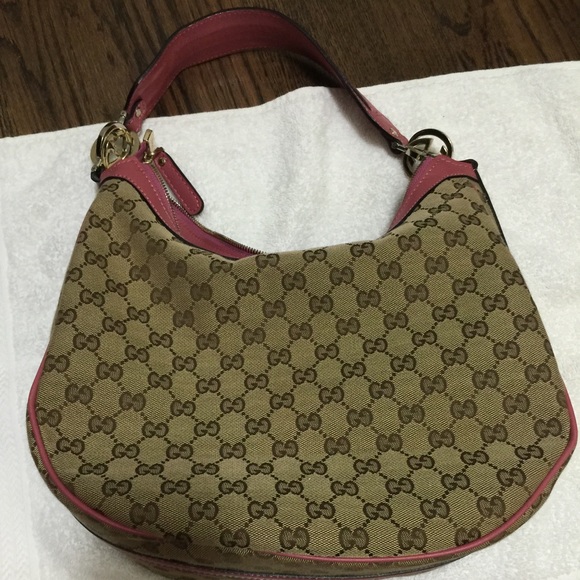 Auth hobo Gucci shoulder bag