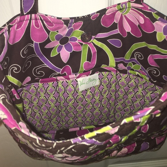 Vera Bradley Purple Punch Tote - Picture 4 of 4