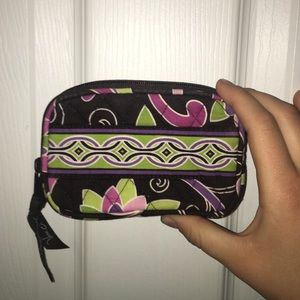 Vera Bradley Purple Punch Coin Purse/Wallet