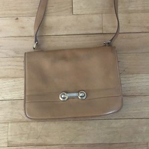 Vintage Gucci leather shoulder bag purse