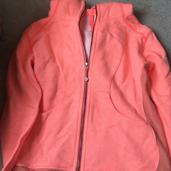 lululemon athletica Jackets & Blazers - Bright Coral Lululemon Hoodie