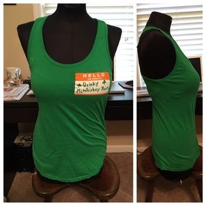 Urban Outfitters Irish St. Patrick's Green Tank