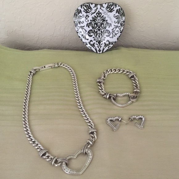 📿Brighton reversible heart set📿