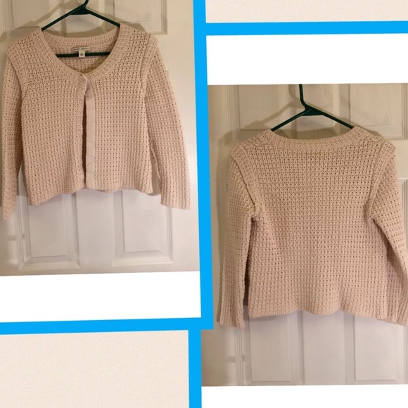 Banana republic crocheted shrug sweater