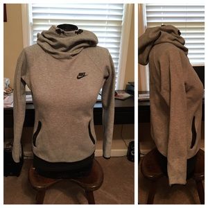 Nike Cowl Neck Hooded Sweatshirt Size Small