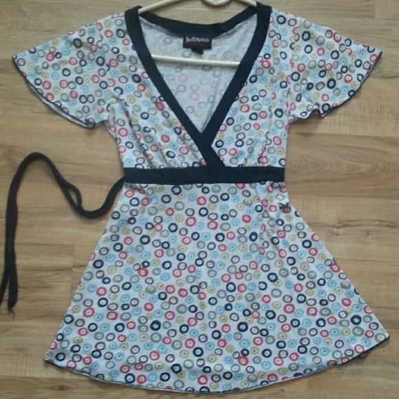 Baby doll top and floral shirt bundle sold