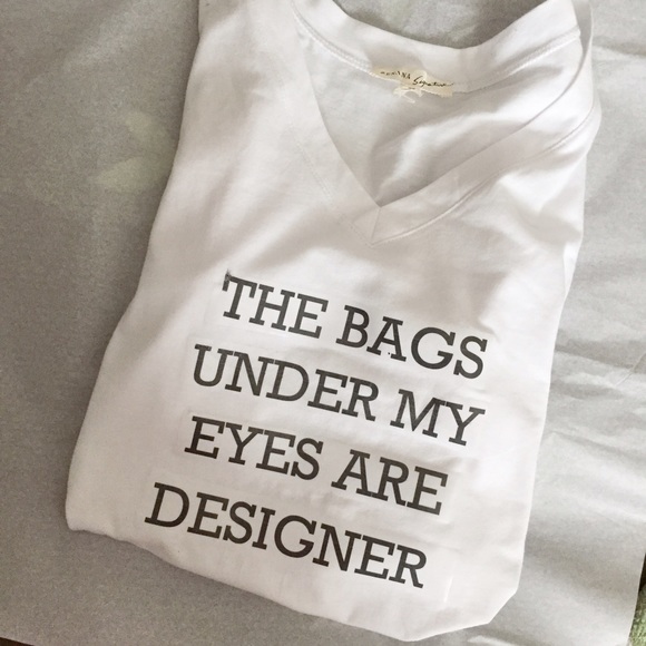 M & L SALE Handmade "Designer Bags" Tee - Picture 2 of 2
