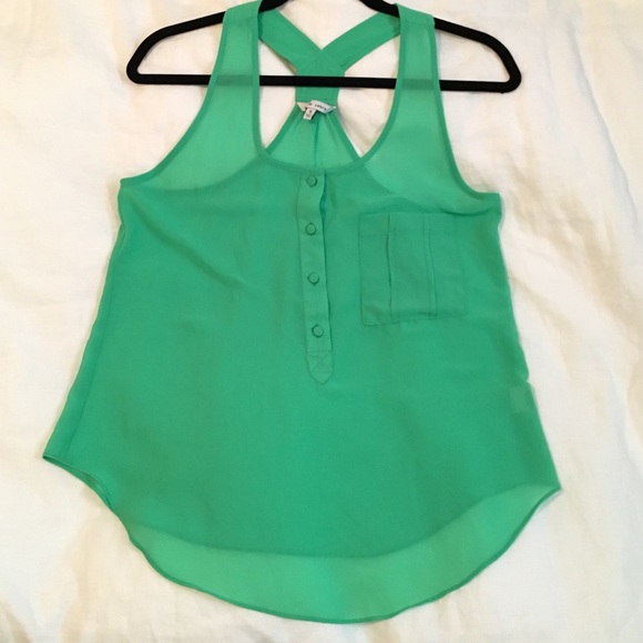 Green Racerback Tank