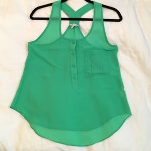 Green Racerback Tank