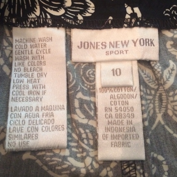 Jones New York Sport Wide Leg Capri Pants - Picture 4 of 4