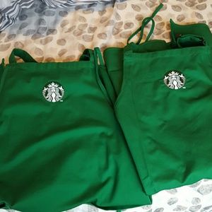 2 BRAND NEW Starbucks Barista Aprons