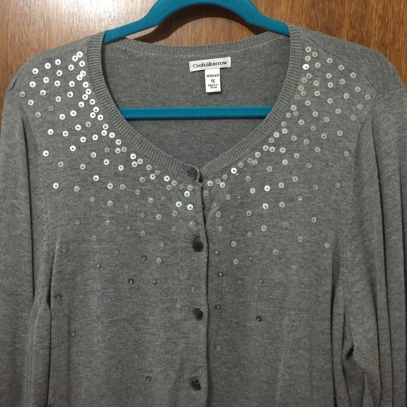 Heather grey cardigan