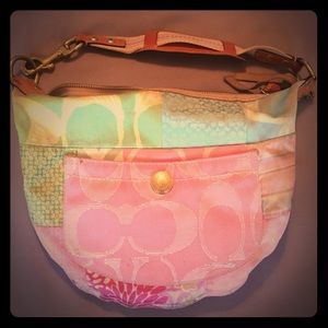 Coach Patchwork Shoulder Bag