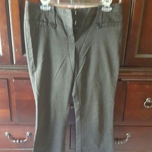 Black/Gray pinstripe business slacks