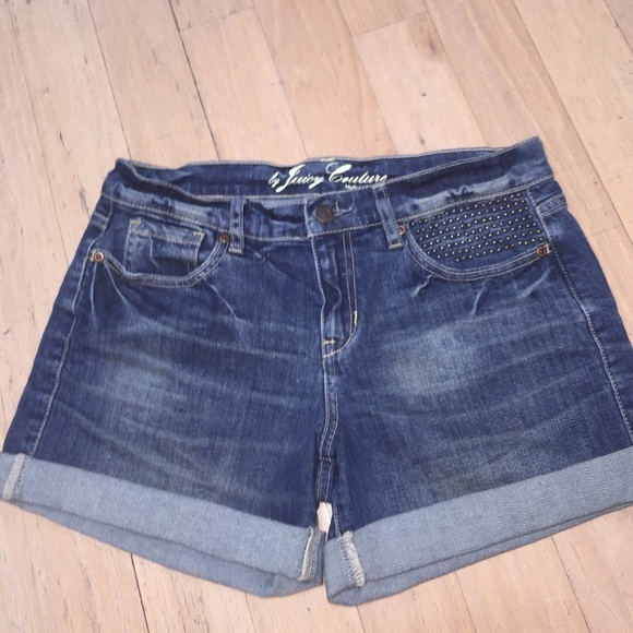 Juicy Couture Mini Stud Jean Shorts
