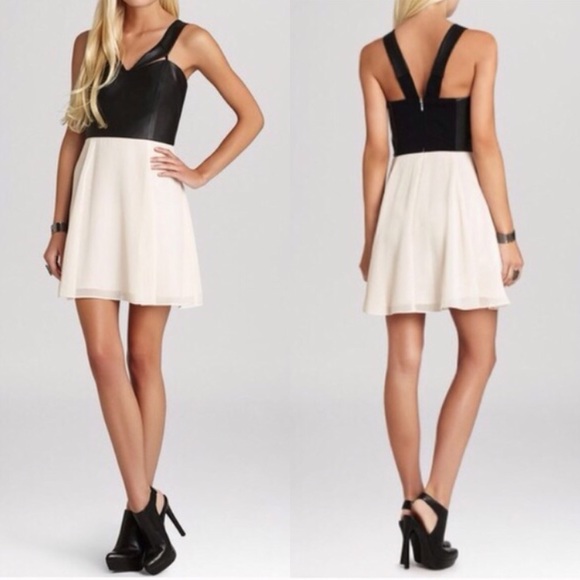 BCBG Color Block Cocktail Dress
