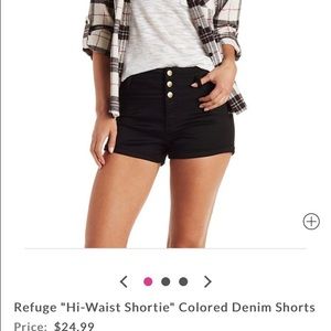 High waisted shorts
