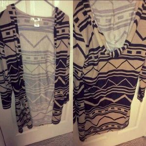 Tribal cardigan