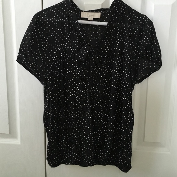 Loft Polka Dot Blouse