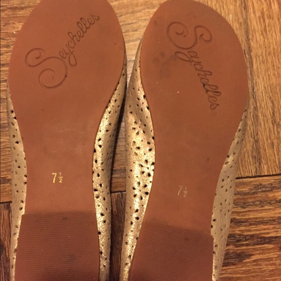 Seychelles gold ballerina flats - Picture 3 of 3