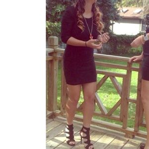 Little Black Dress with Peepholes