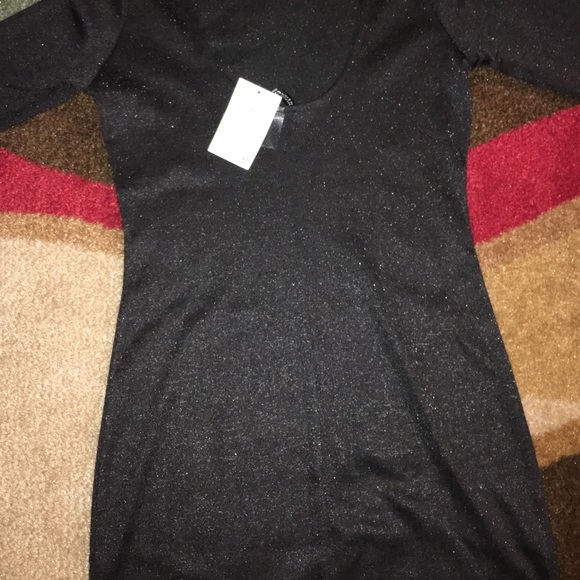 NWT sexy black shimmer dress - Picture 1 of 1