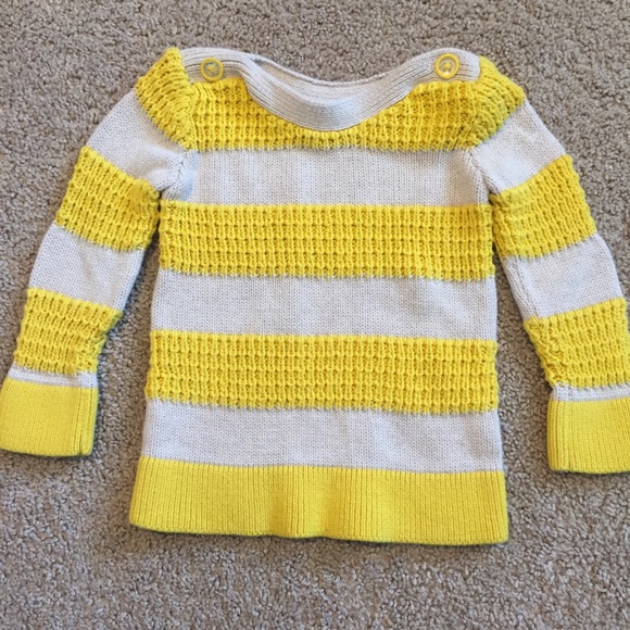 Baby Gap 12-18 months Yellow and Tan Sweater