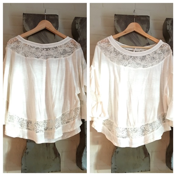 NWOTs Free People Love Affair Bell Sleeve Tee - Picture 4 of 4