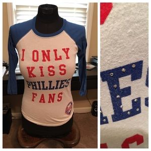 Victoria's Secret Pink Phillies Tee Baseball XS
