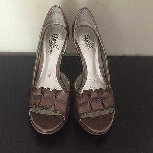 Taupe dress sandals