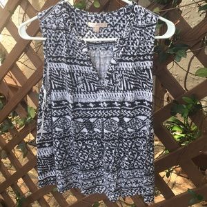 Black and white tank