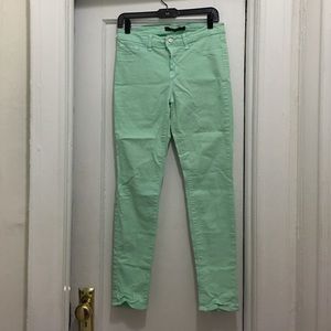 J. Brand Mint Green Denim