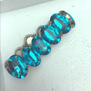 blue bling gem bracelet