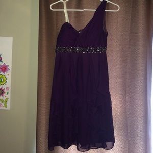 Purple prom dress